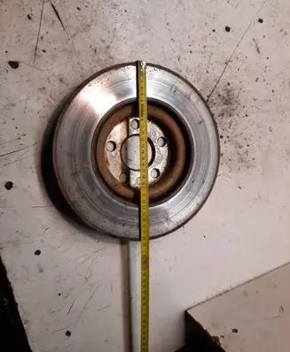 Peugeot 807 Front brake disc