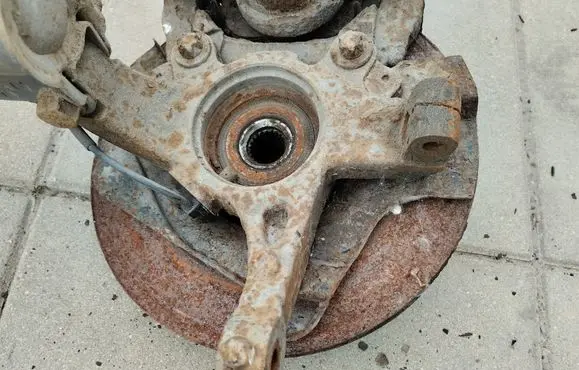 Peugeot Bipper Front wheel hub spindle knuckle 3646A1