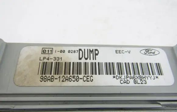 Ford Focus Engine control unit/module 98AB12A650CEG;