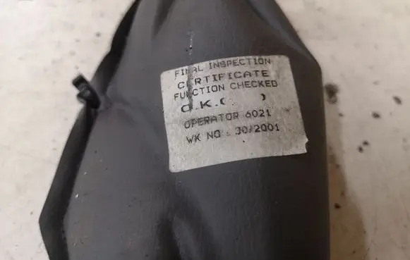 Jaguar X-Type Seat airbag 6021