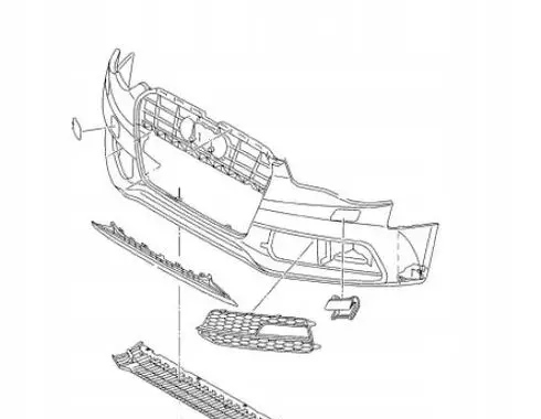 Audi A3 S3 8V Front bumper ZDERZAK9377