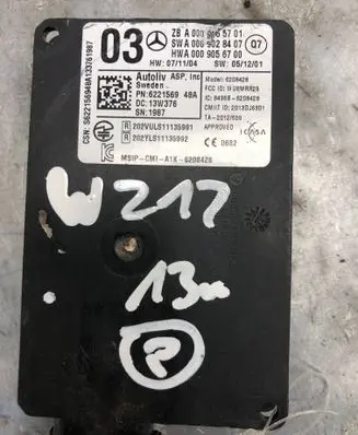 Mercedes-Benz E W212 Blind spot module A0009055701-BIILL A0009055701