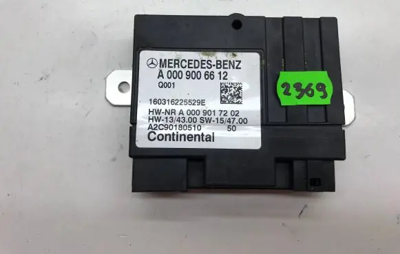 Mercedes-Benz C W205 Fuel injection pump control unit/module A0009006612 A0009017202 A2C90180510