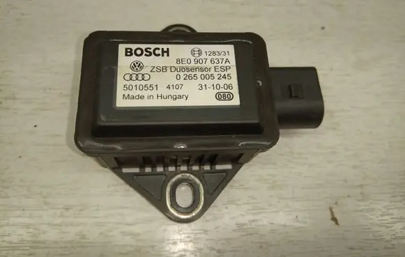 Audi A8 S8 D3 4E ESP acceleration yaw rate sensor 02650052458 8E0907637A