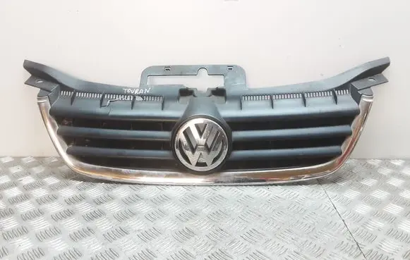 Volkswagen Touran I Front bumper upper radiator grill 1T0853651
