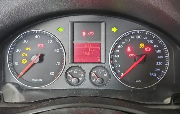Volkswagen Golf V Speedometer (instrument cluster) 1K0920862J IMPRK1383156