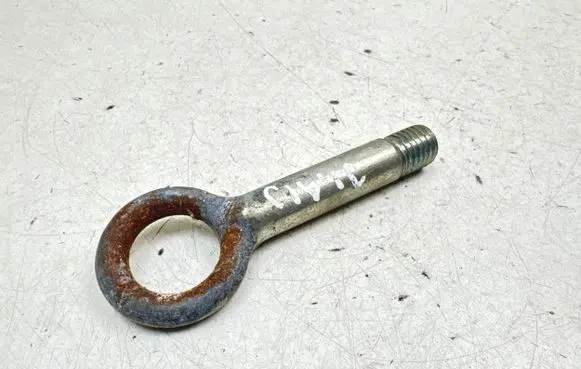 Towing hook eye