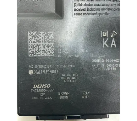 Keyless (KESSY) go control unit/module
