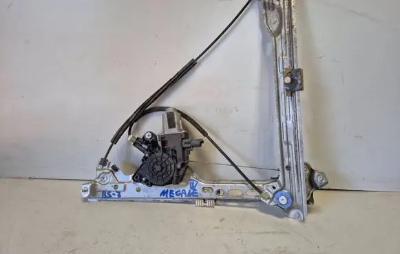 Front door window regulator with motor