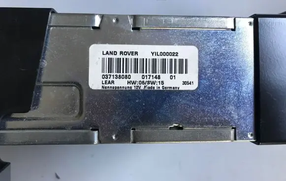 Land Rover Range Rover L322 Other control units/modules YIL000022 037138080