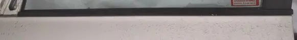 Toyota Avensis Verso Front door glass trim molding 