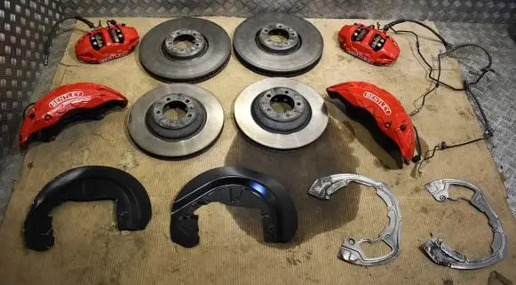 Bentley Continental Brake discs and calipers set 975615423A 975615424A 971615611E