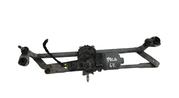 Volkswagen Polo V 6R Front wiper linkage and motor 6R1955119A 0390241566