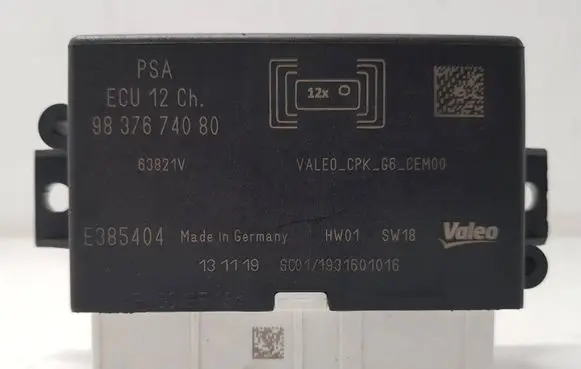 Opel Corsa F Parking PDC control unit/module 9837674080