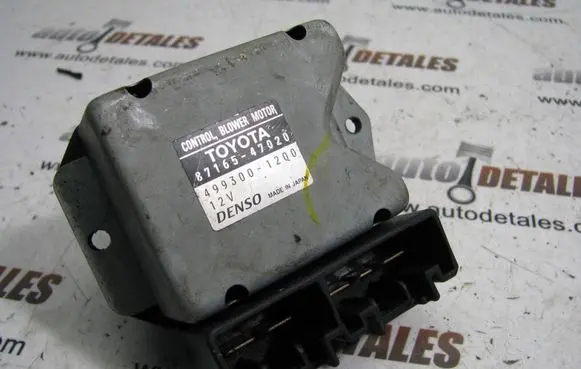 Toyota Prius (XW20) Heater blower motor/fan resistor 8716547020