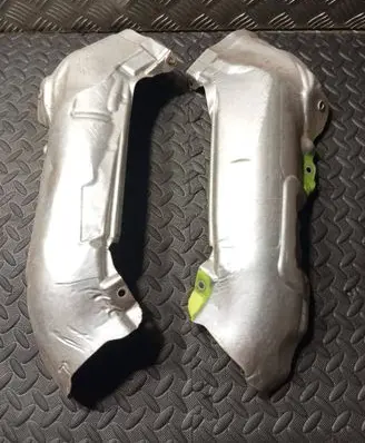 Heat shield in engine bay