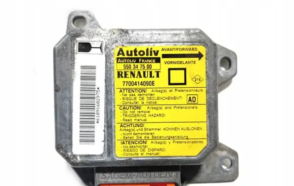Renault Megane I Airbag control unit/module 7700414090E