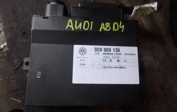 Audi A8 S8 D4 4H Keyless (KESSY) go control unit/module 3D0909139
