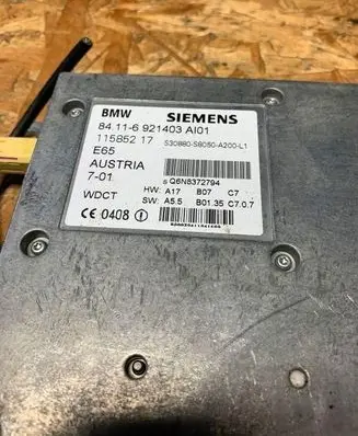 BMW 7 E65 E66 Voice control module 6921403
