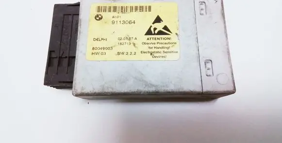 BMW 5 E60 E61 Center console control module 9113064