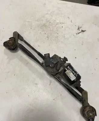 Front wiper linkage and motor