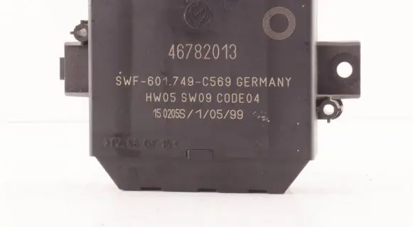 Fiat Stilo Parking PDC control unit/module 46782013 601749C569 SSW09C0DE0