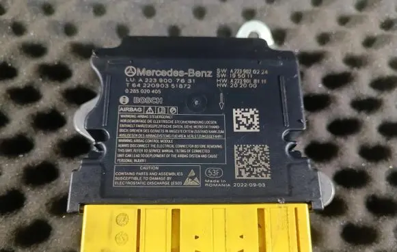 Mercedes-Benz S W223 Airbag control unit/module A2239007631