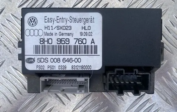 Audi A4 S4 B6 8E 8H Seat control module 8H0959760A 5DS00864600 83121180000