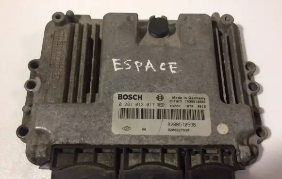 Renault Espace - Grand espace IV Engine control unit/module 8200570596 0281013017