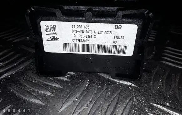 Opel Zafira B ESP (stability system) control unit 13208665