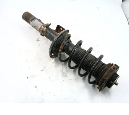 Front shock absorber with coil spring