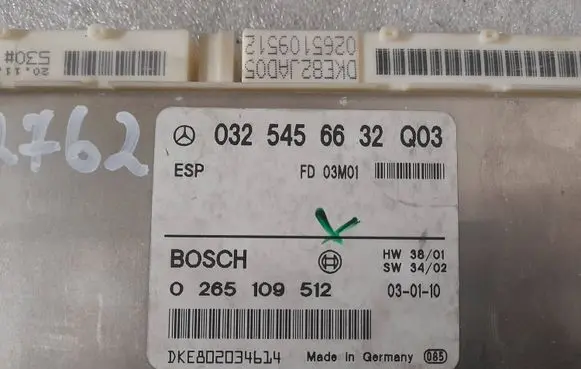 ESP (stability system) control unit