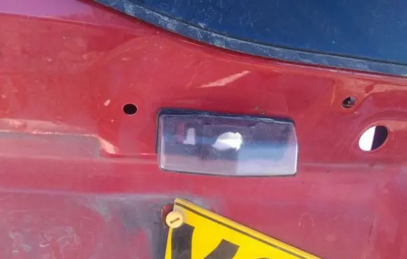Toyota Prius (XW20) Number plate light