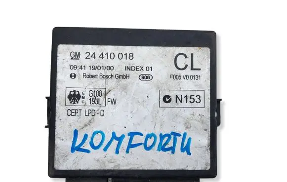Opel Meriva A Comfort/convenience module 24410018