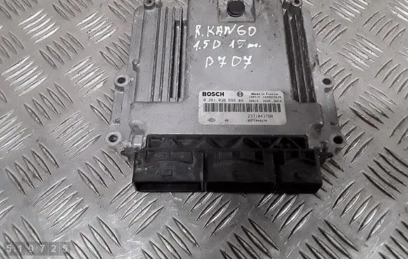 Renault Kangoo II Engine control unit/module 237104376r 0281030899 237104627r