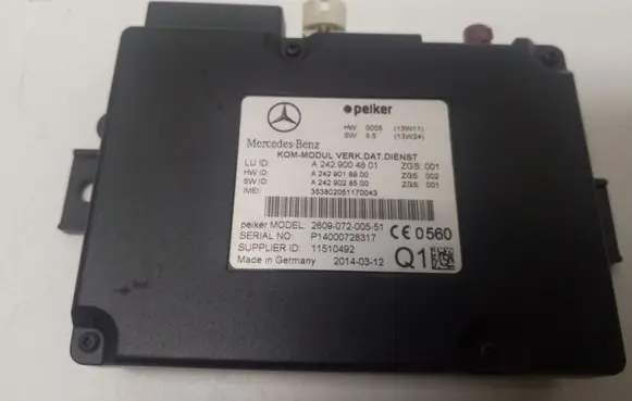 Mercedes-Benz E W212 Other control units/modules a2429004801
