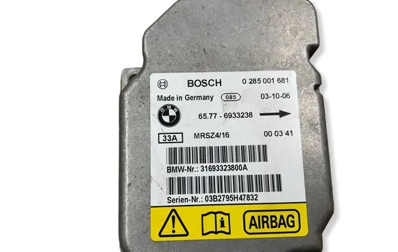 BMW 3 E46 Airbag control unit/module 65776933238 6933238 0285001681
