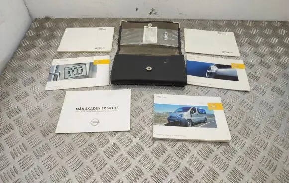 Opel Vivaro Owners service history hand book 