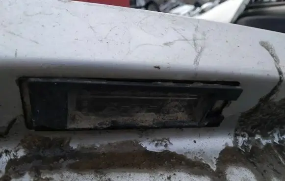 Opel Meriva A Number plate light