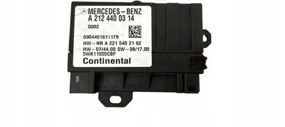 Mercedes-Benz E W212 Fuel injection pump control unit/module A2124400314