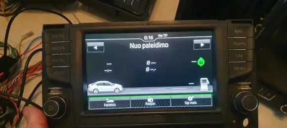 Volkswagen Golf VII Screen/display/small screen 3G0919605D MIB2