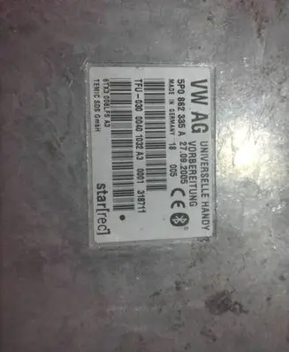 Seat Leon (1P) Bluetooth control unit module 5P0862335A 6TX3008LFSA3 03000401032