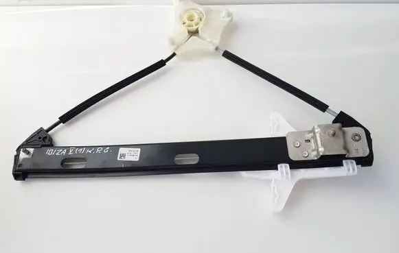 Rear window lifting mechanism without motor