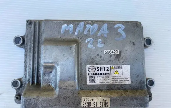 Mazda 3 III Engine control unit/module ECU 596423 SH1218881A BSH12