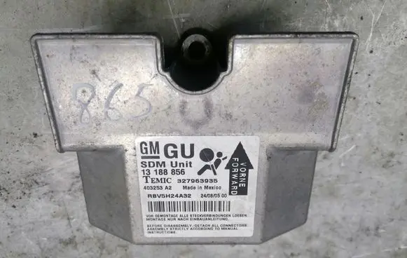 Opel Zafira B Airbag control unit/module 13188856