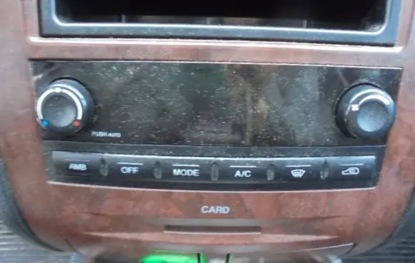 SsangYong Rexton Air conditioning/heating control unit 