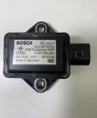 Audi A4 S4 B6 8E 8H ESP acceleration yaw rate sensor 8E0907637A 0265005245