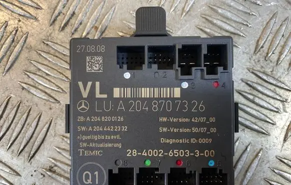 Mercedes-Benz C W204 Door control unit/module A2048707326 A2044422332 A2048200126