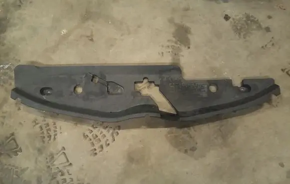 Engine bonnet/hood lock trim molding