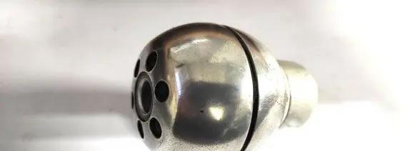 Gear lever shifter trim leather/knob